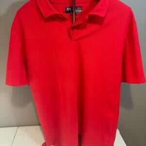 Oakley Polo Shirt Golfwear Red (XL)